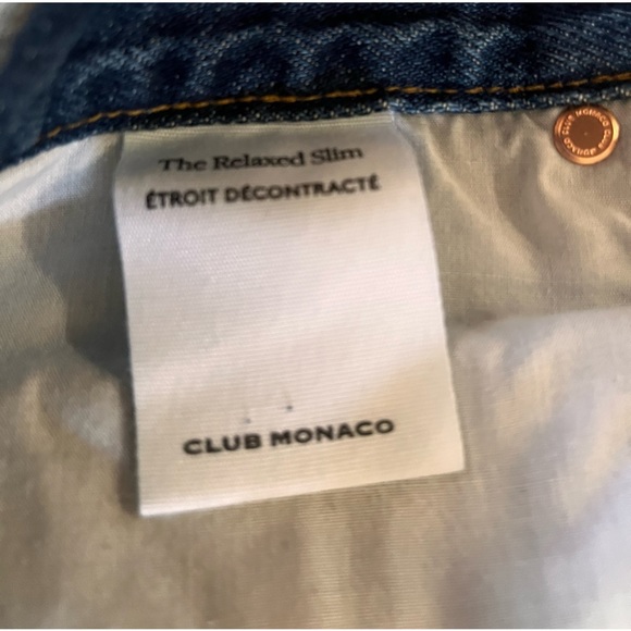 Nwt Club Monaco Ralph Lauren, Relaxed Slim Fit Jeans size 31 - Picture 5 of 15